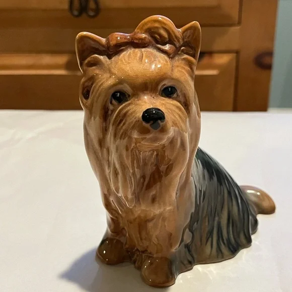 Vintage Sylvac Yorkshire Terrier Figurine 5027 Made in England - Picture 5 of 10